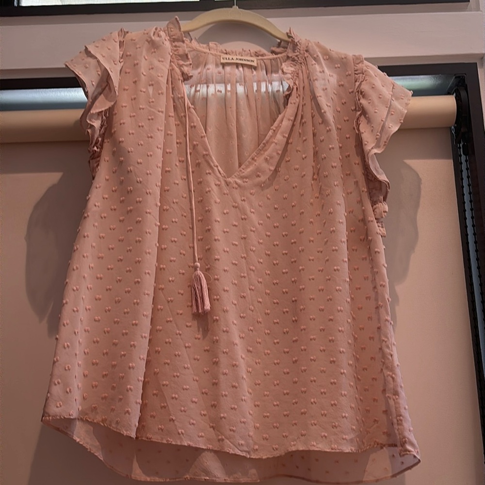 Ulla Johnson pink blouse